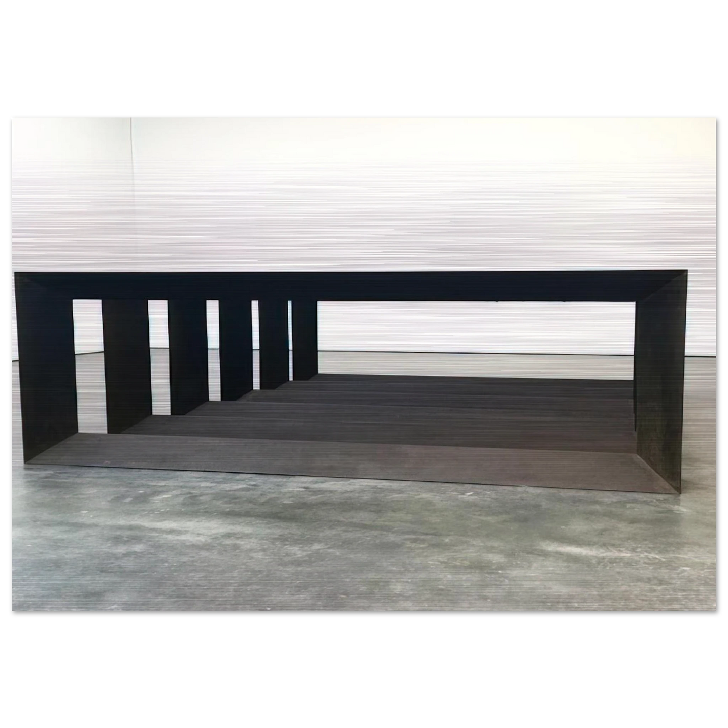Untitled JUDDO0517 - 1979 - Donald Judd Brushed Aluminum Print - 70x100 cm / 28x40 inches | Donald Judd Aluminum Print | Donald Judd Prints