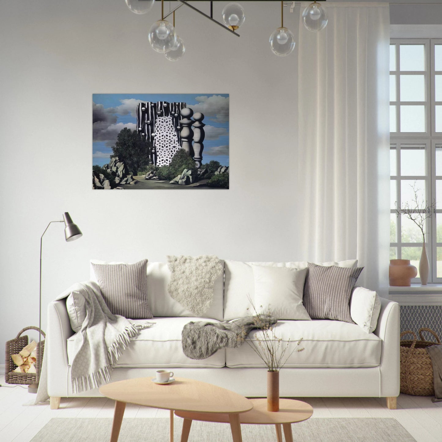 ANNUNCIATION 1930 - Rene Magritte Brushed Aluminum Print - 70x100 cm / 28x40 inches | Rene Magritte Aluminum Print | Rene Magritte Prints