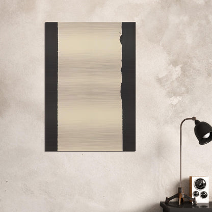 Burnt Umber  Ultramarine Blue - 2007 - Yun Hyong-keun Brushed Aluminum Print - 70x100 cm / 28x40 inches | Yun Hyong-keun Aluminum Print | Yun Hyong-keun Prints
