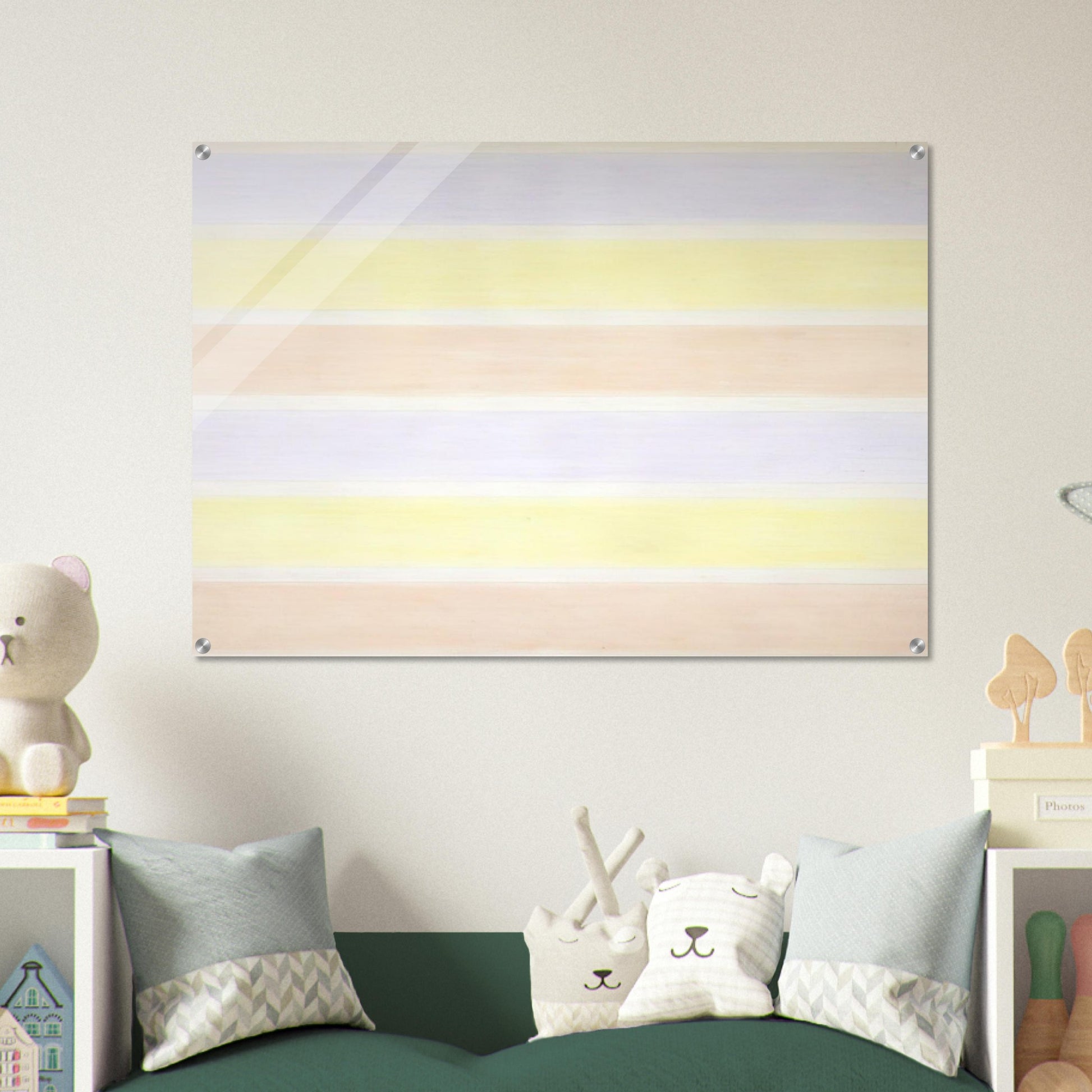 Untitled #6 - Agnes Martin Acrylic Print - 70x100 cm / 28x40″ inches
