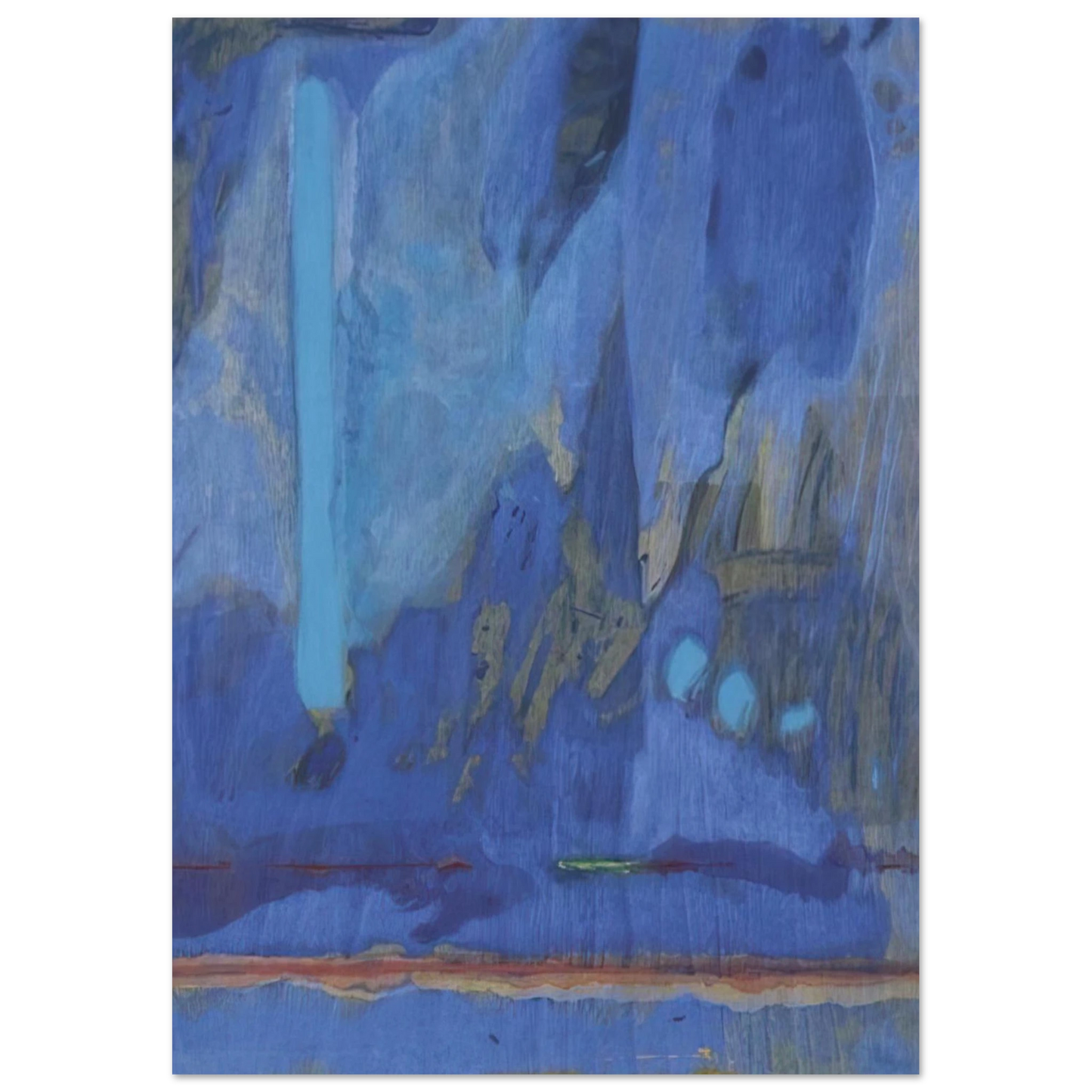 Helen Frankenthaler - Tales of Genji III - 1998 Wall art - 30x40 cm / 12x16 inches - Fine Art Poster-canvas - -