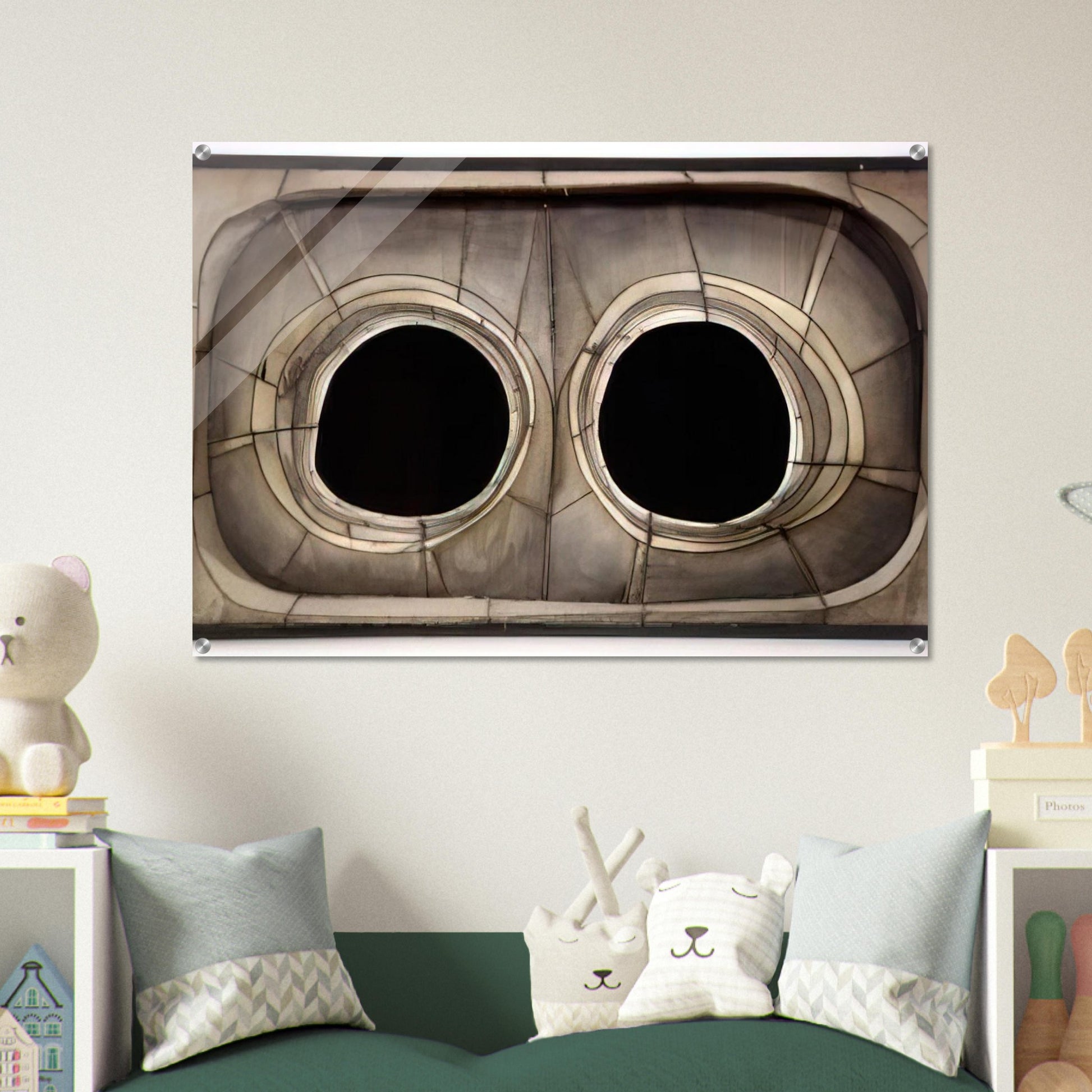 UNTITLED 1960 - Lee Bontecou Acrylic Print - 70x100 cm / 28x40″ inches