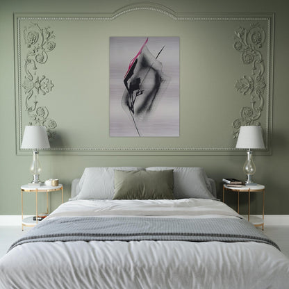 Transparent Shadow - Abstract Expressionism - Toko Shinoda Brushed Aluminum Print - 70x100 cm / 28x40 inches | Toko Shinoda Aluminum Print | Toko Shinoda Prints