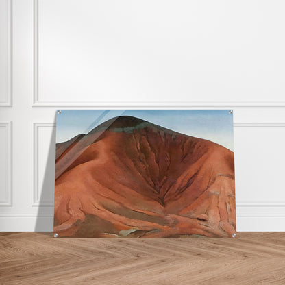 Small Purple Hills - Georgia O'Keeffe Acrylic Print - 70x100 cm / 28x40″ inches