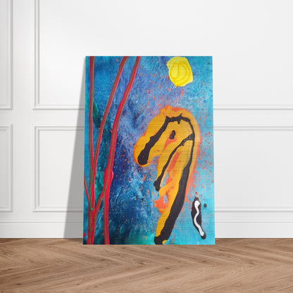 Sky Ritual - 2002 - John Hoyland Brushed Aluminum Print - 70x100 cm / 28x40 inches | John Hoyland Aluminum Print | John Hoyland Prints