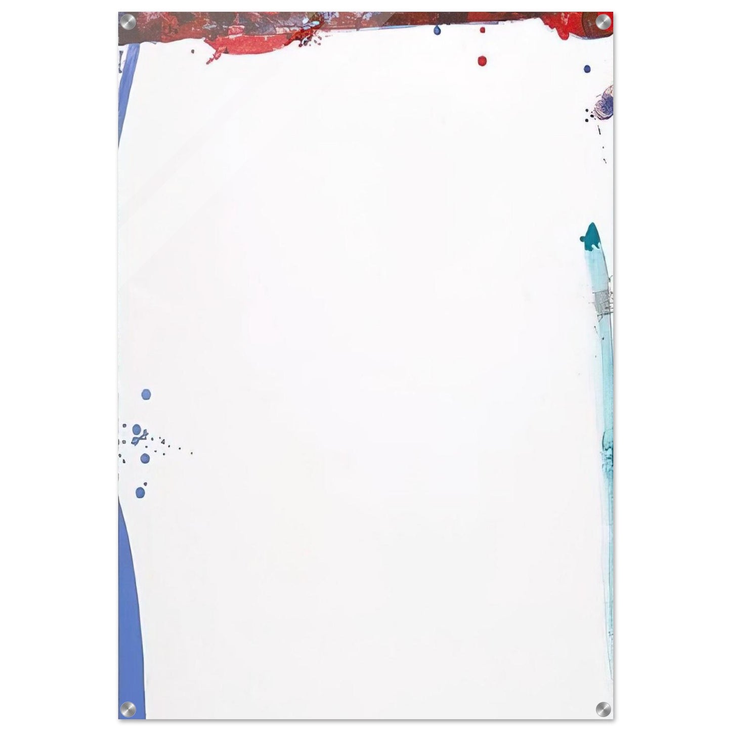 Chinese Wall  L. L101; SF-87  - Sam Francis Acrylic Print - 70x100 cm / 28x40″ inches | Sam Francis Wall Art | Sam Francis Prints