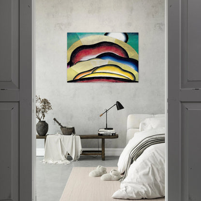 Sunrise - 1924 - Arthur Dove Brushed Aluminum Print - 70x100 cm / 28x40 inches | Arthur Dove Aluminum Print | Arthur Dove Prints
