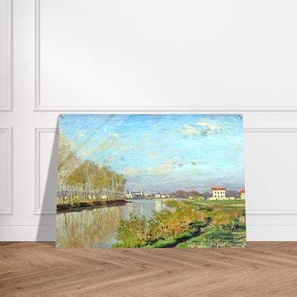 Argenteuil, The Seine - claude monet Acrylic Print - 70x100 cm / 28x40″ inches