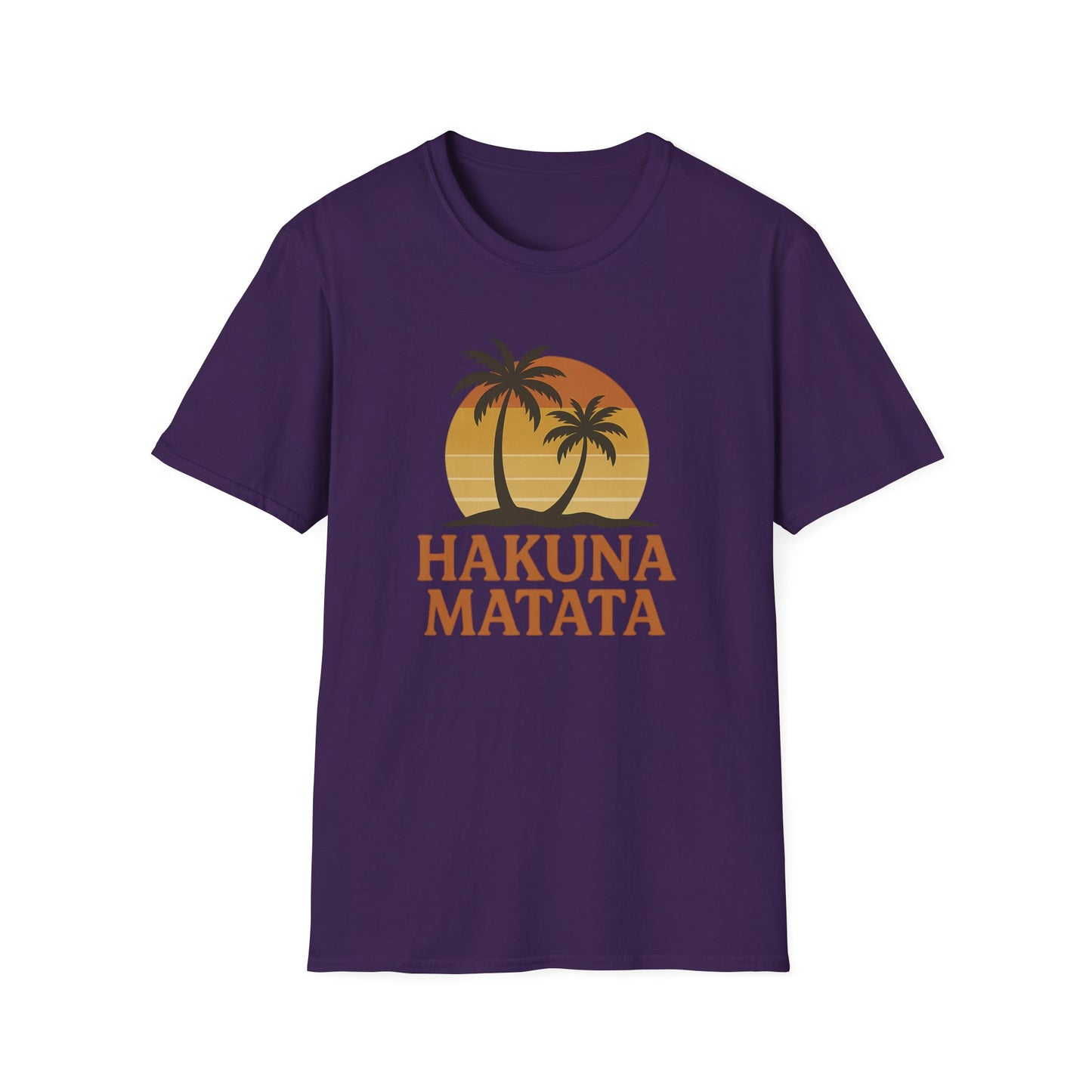 Hakuna Matata Retro-T-Shirt mit Grafik, „Keine Sorgen“-Shirt mit positiver Ausstrahlung, Vintage-T-Shirt im 90er-Jahre-Stil, Shirt mit Wohlfühl-Zitat, Unisex-Geschenk