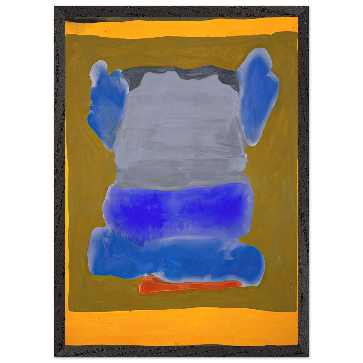 Helen Frankenthaler - Buddha s Court - 1964 Wall art - 60x80 cm / 24x32 inches - Fine Art Poster-canvas - -
