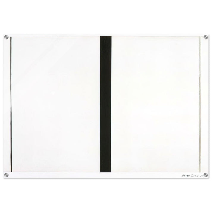 Untitled Etching #1 - Barnett Newman Acrylic Print - 70x100 cm / 28x40″ inches