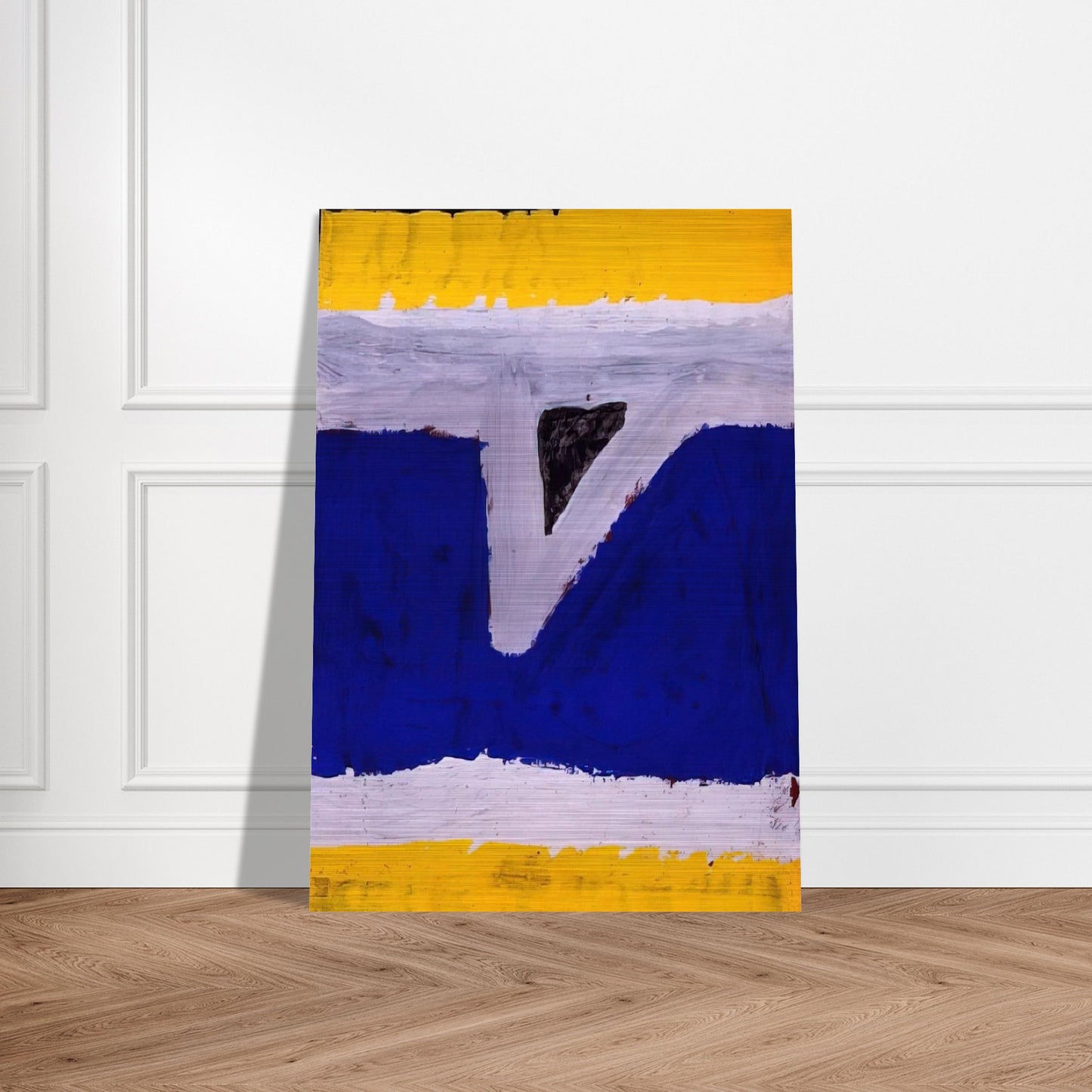 Untitled  G-60-06  - Al Held Brushed Aluminum Print - 70x100 cm / 28x40 inches | Al Held Aluminum Print | Al Held Prints