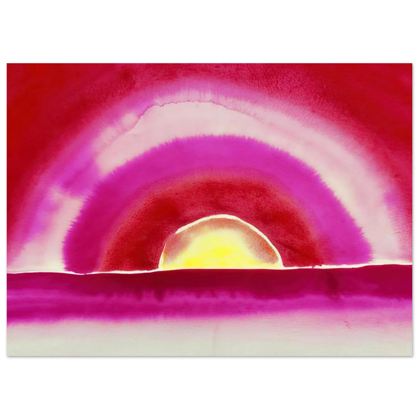 Georgia O'Keeffe - Sunrise Fine Art Poster
