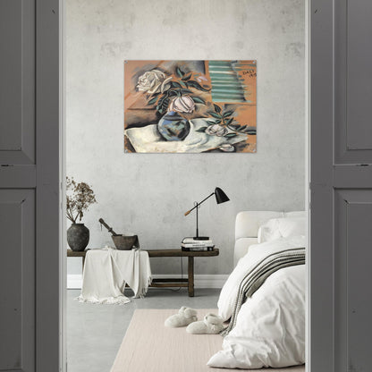 BOUQUET L IMPORTANT C EST LA ROSE - Salvador Dali Acrylic Print - 70x100 cm / 28x40″ inches