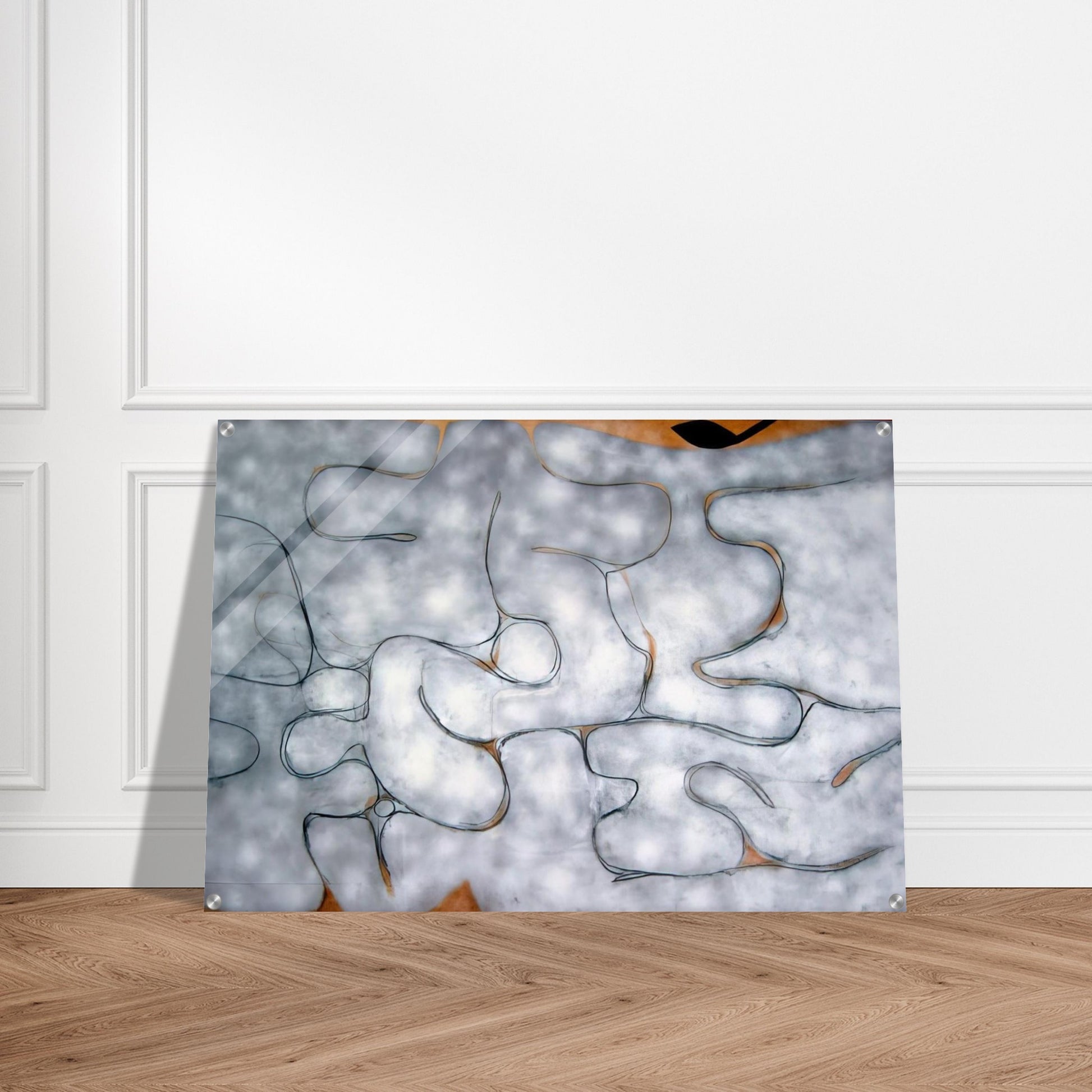 Grey Symphony - 1975 - Victor Pasmore Acrylic Print - 70x100 cm / 28x40″ inches