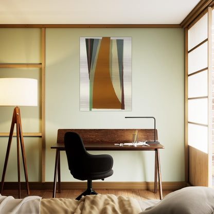 Untitled - Lyrical Abstraction - Larry Zox Brushed Aluminum Print - 70x100 cm / 28x40 inches | Larry Zox Aluminum Print | Larry Zox Prints