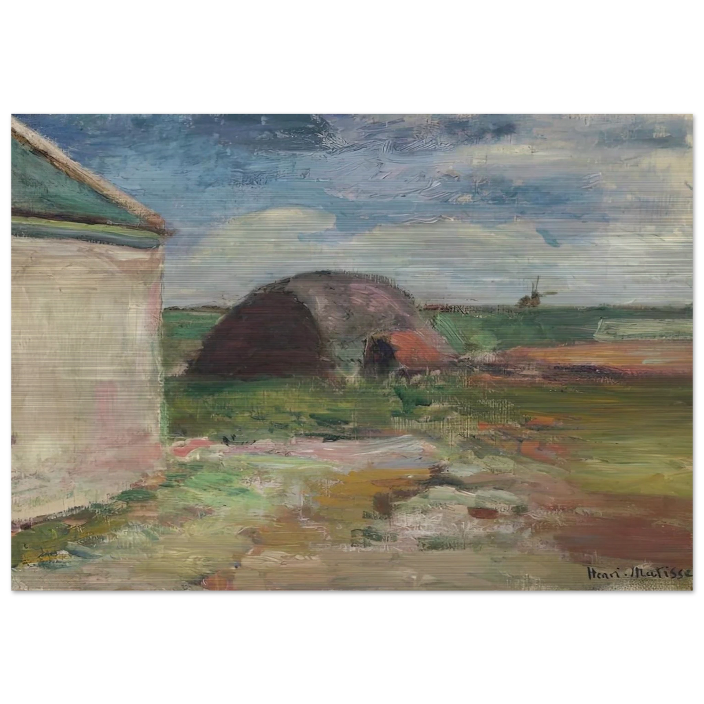 PAYSAGE DE BRETAGNE 1896 - Henri Matisse Brushed Aluminum Print - 70x100 cm / 28x40 inches | Henri Matisse Aluminum Print | Henri Matisse Prints