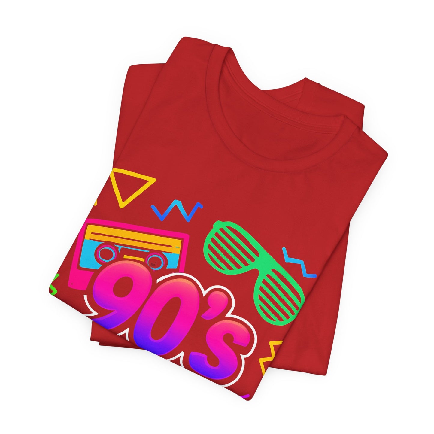 Música de la vieja escuela de los 90: ambiente arcade, clásico vintage de los 90. Camiseta retro de los 90 con la frase "Amo los años noventa".