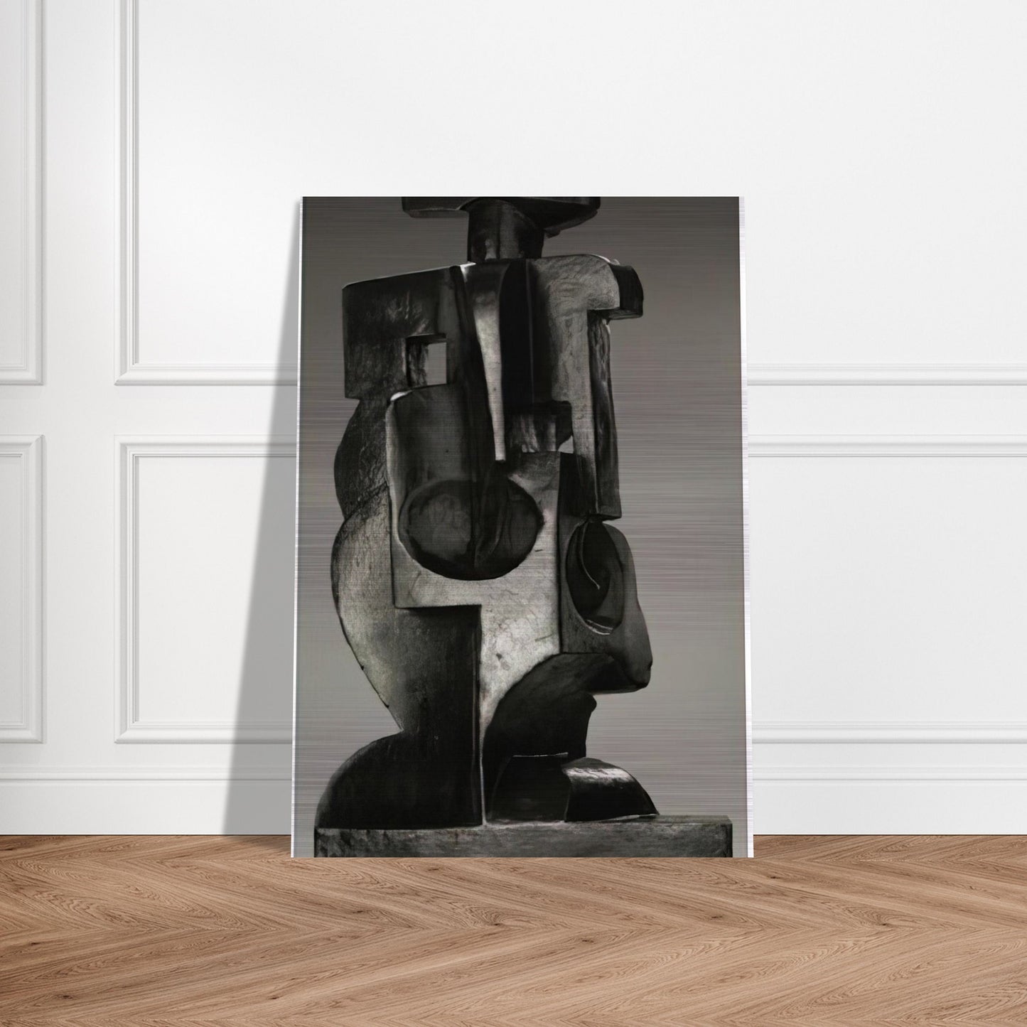 HARLEQUIN 1918 - Juan Gris Brushed Aluminum Print - 70x100 cm / 28x40 inches | Juan Gris Aluminum Print | Juan Gris Prints