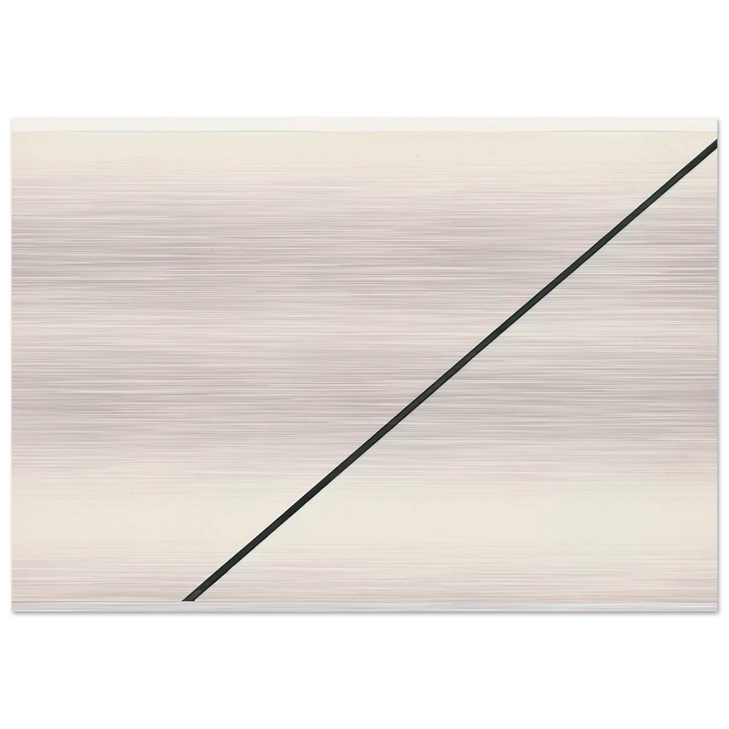 Diagonal - Ellsworth Kelly Brushed Aluminum Print - 70x100 cm / 28x40 inches | Ellsworth Kelly Aluminum Print | Ellsworth Kelly Prints