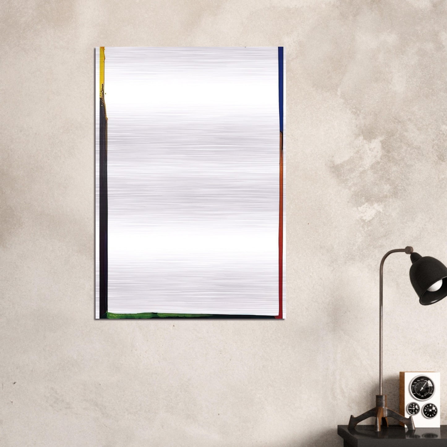 Acrylic on canvas - Sam Francis Brushed Aluminum Print - 70x100 cm / 28x40 inches | Sam Francis Aluminum Print | Sam Francis Prints