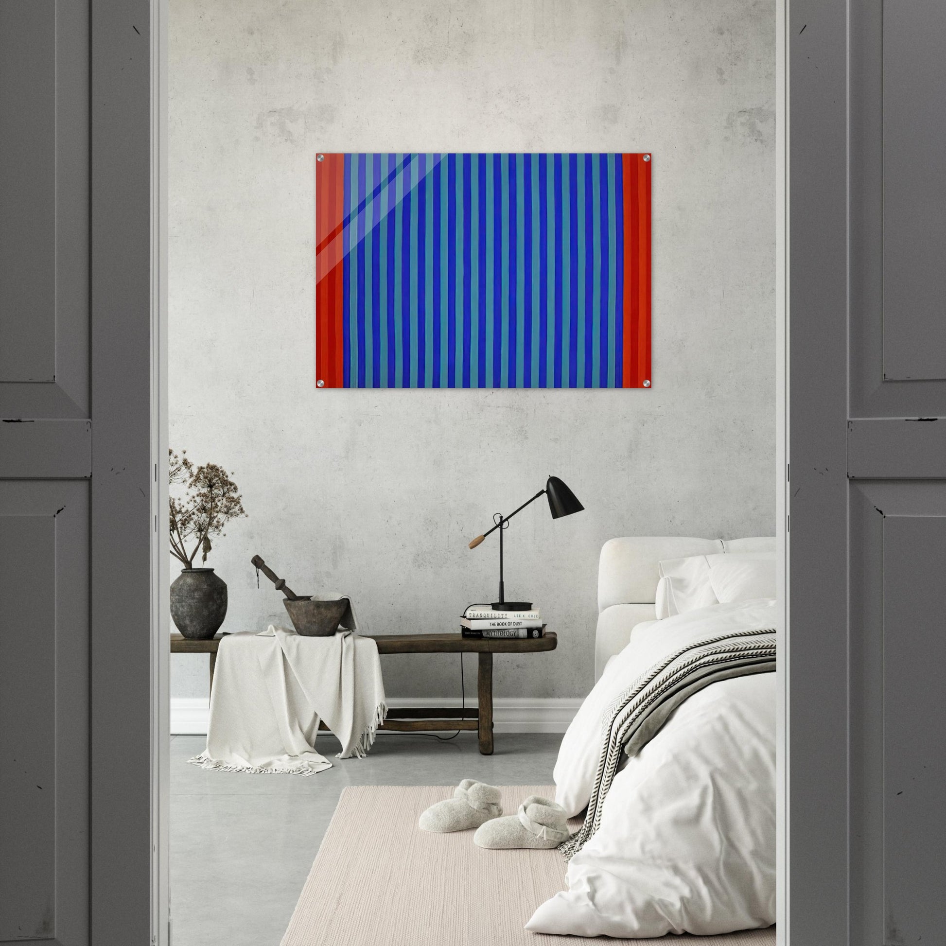 Untitled - 1962 - Gene Davis Acrylic Print - 70x100 cm / 28x40″ inches | Gene Davis Wall Art | Gene Davis Prints
