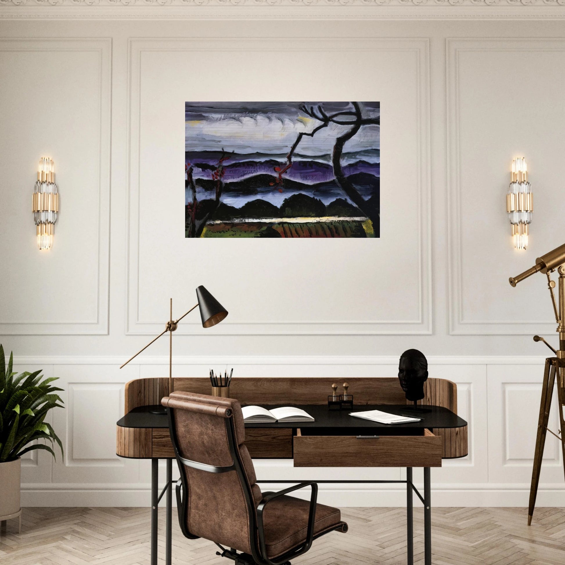 HILLS - Man Ray Brushed Aluminum Print - 70x100 cm / 28x40 inches | Man Ray Aluminum Print | Man Ray Prints