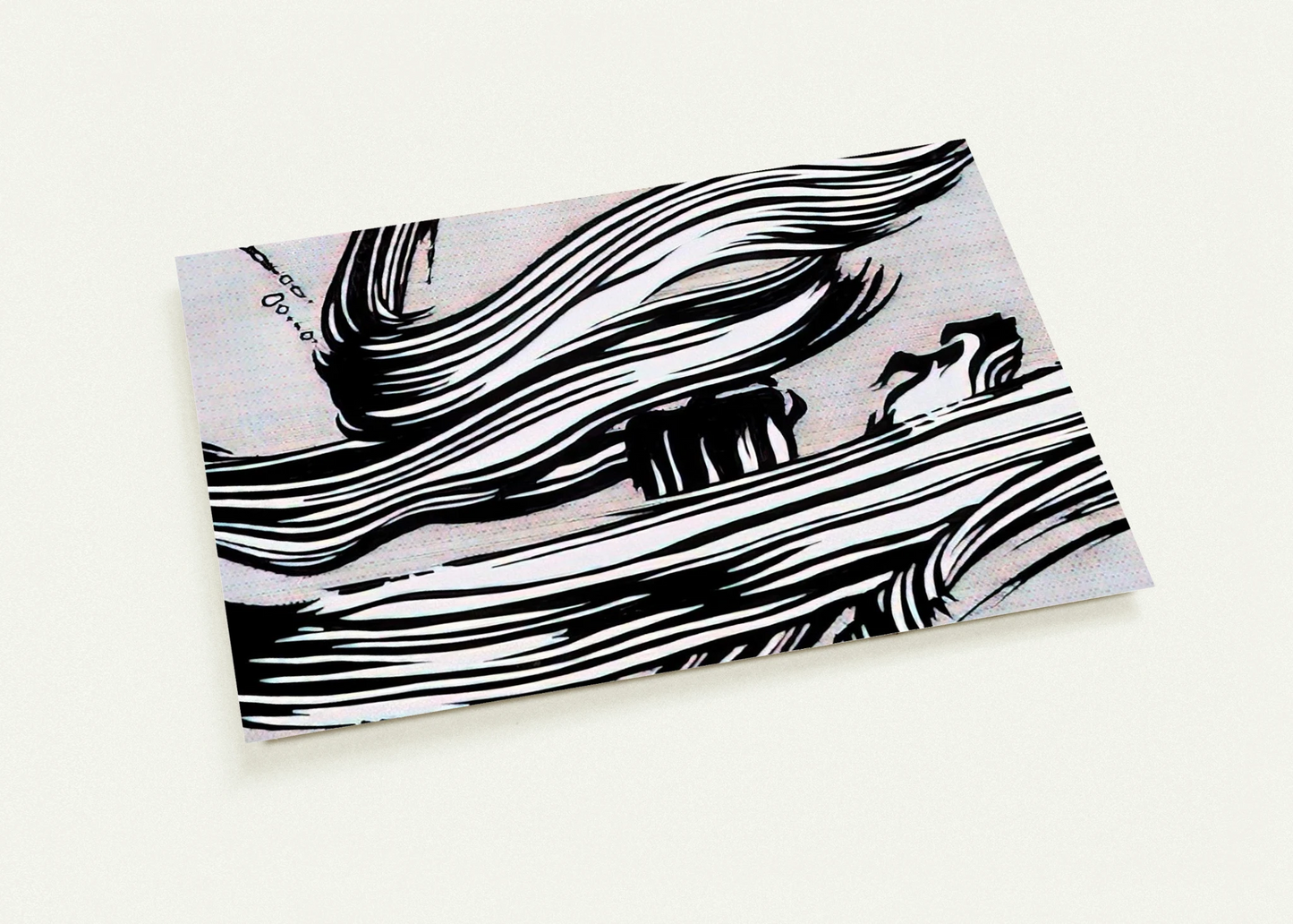 BRUSHSTROKES 1968 By Roy Lichtenstein Pack of 10 Post Cards | Roy Lichtenstein Post Cards | A6 (10.5 x 14.8 cm) - 4.1 x 5.8 inches
