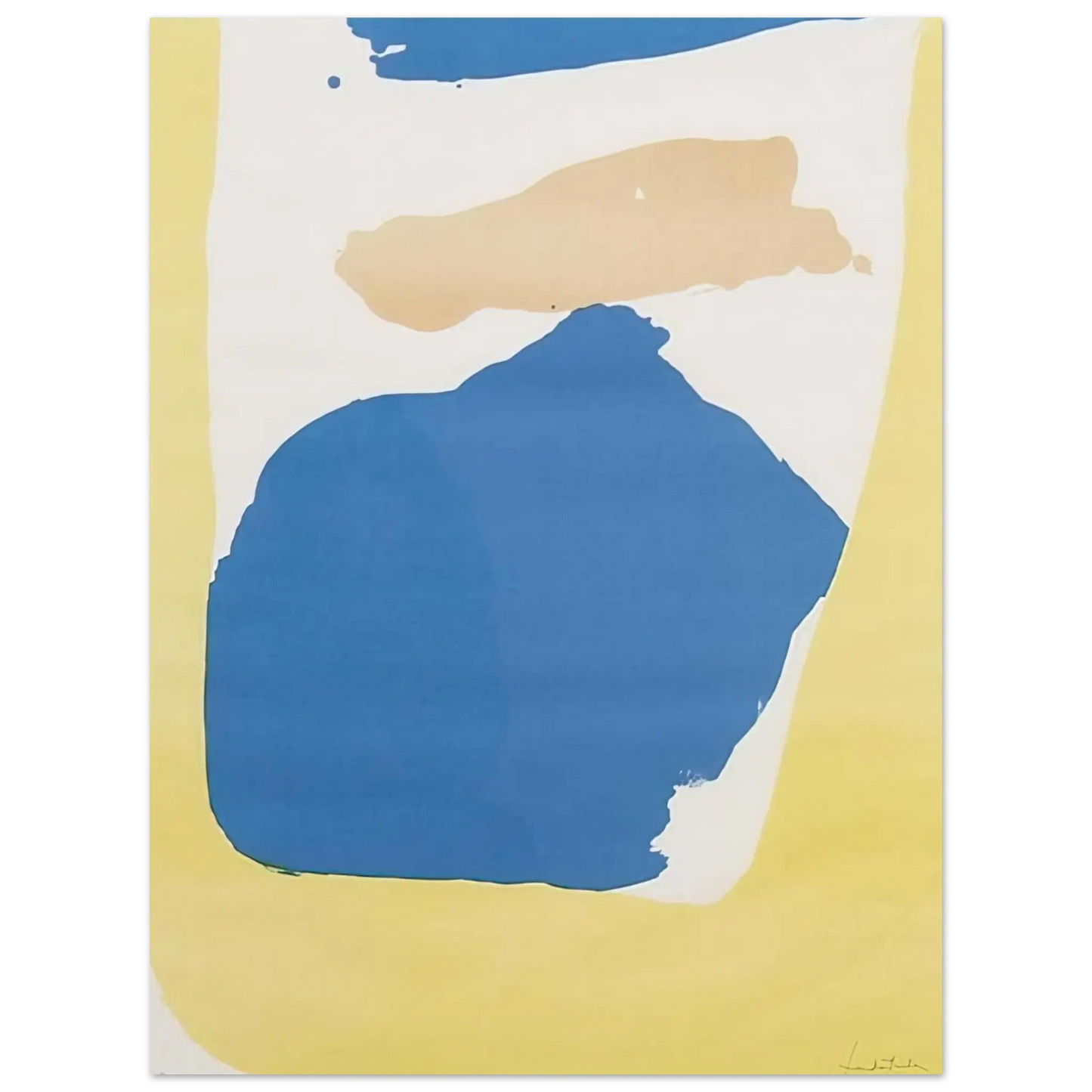 Helen Frankenthaler - Frankenthaler Preview - 1965 Wall art - 15x20 cm / 6x8 Inches - Fine Art Poster - -