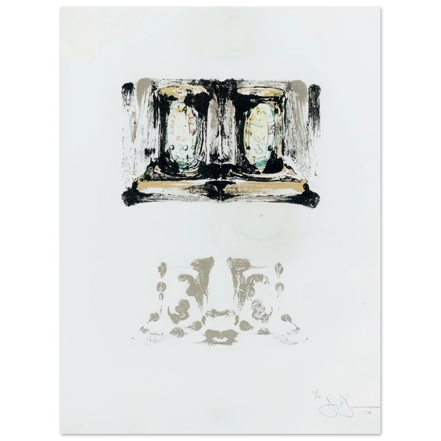 Jasper Johns - ALE CANS ULAE 152  75x100 cm / 30x40inches Fine Art Poster