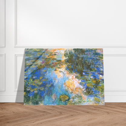 The Water Lily Pond X - claude monet Acrylic Print - 70x100 cm / 28x40″ inches