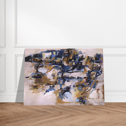 Untitled - 1958 - Maria Helena Vieira da Silva Brushed Aluminum Print - 70x100 cm / 28x40 inches | Maria Helena Vieira da Silva Aluminum Print | Maria Helena Vieira da Silva Prints