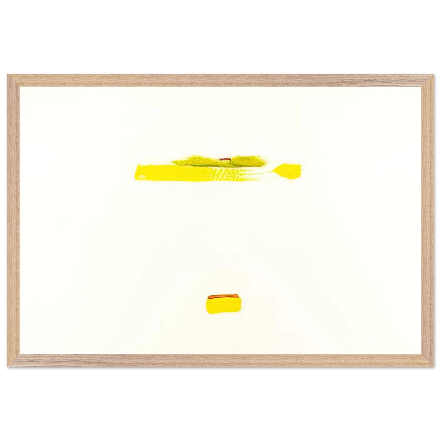 Helen Frankenthaler - New York III - 1972 Wall art - 60x80 cm / 24x32 inches - Premium Wooden Framed Poster With Fine Art Paper-canvas - White frame