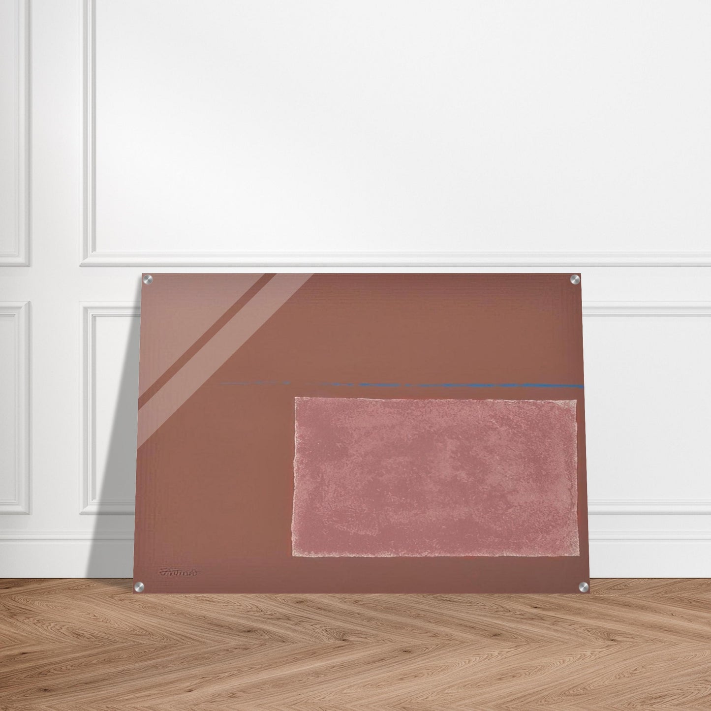 Spartan Sun Box I - Color Field Painting - Theodoros Stamos Acrylic Print - 70x100 cm / 28x40″ inches | Theodoros Stamos Wall Art | Theodoros Stamos Prints