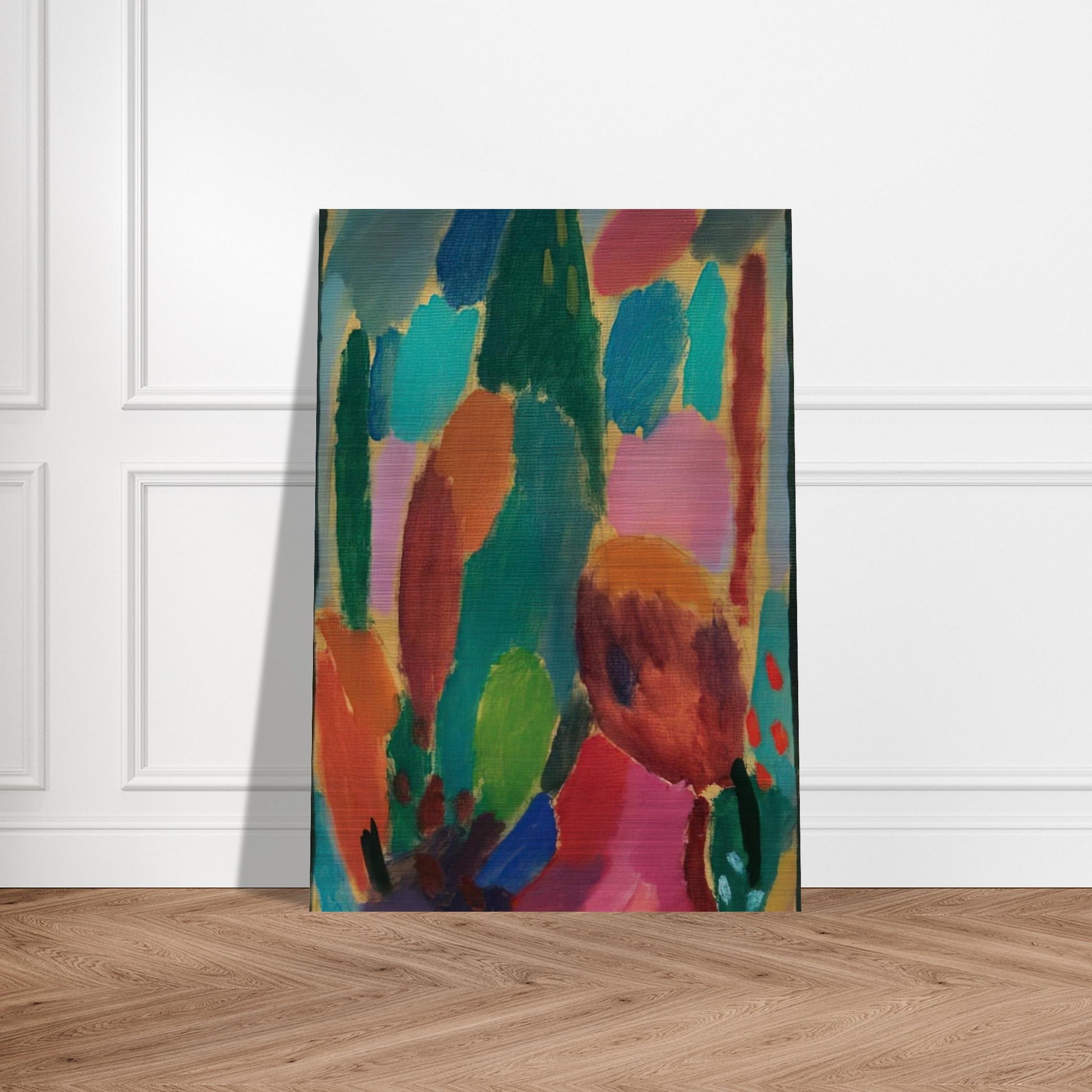 VARIATION Z RTLICHKEITEN 1917 - Alexej von Jawlensky Brushed Aluminum Print - 70x100 cm / 28x40 inches | Alexej von Jawlensky Aluminum Print | Alexej von Jawlensky Prints
