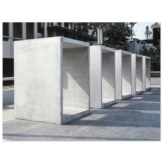 Donald Judd - Untitled for Leo Castelli - 1977  75x100 cm / 30x40inches Fine Art Poster