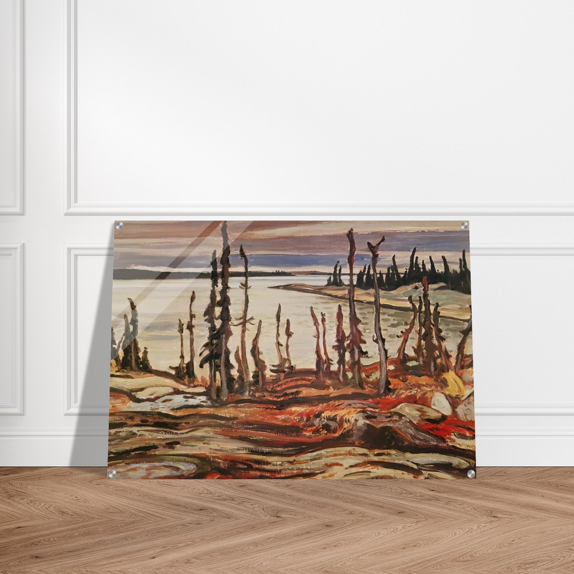 Wilderness, Deese Bay - Art Nouveau Modern - A.Y. Jackson Acrylic Print - 70x100 cm / 28x40″ inches