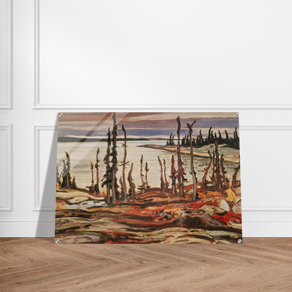 Wilderness, Deese Bay - Art Nouveau Modern - A.Y. Jackson Acrylic Print - 70x100 cm / 28x40″ inches