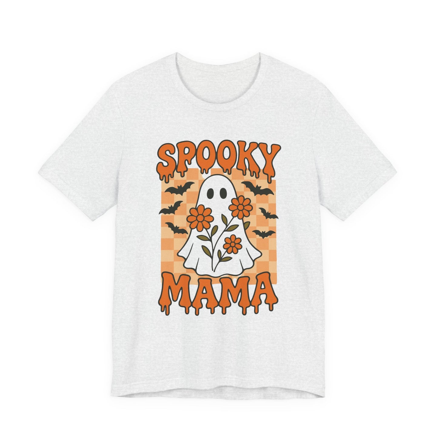 Spooky Mama Groovy Vintage Ghost Halloween Spooky Mom Mother