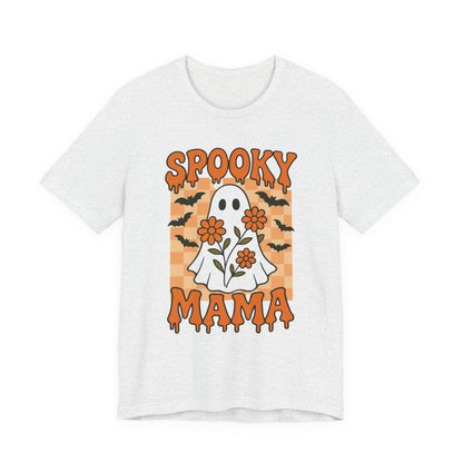 Spooky Mama Groovy Vintage Ghost Halloween Spooky Mom Mother