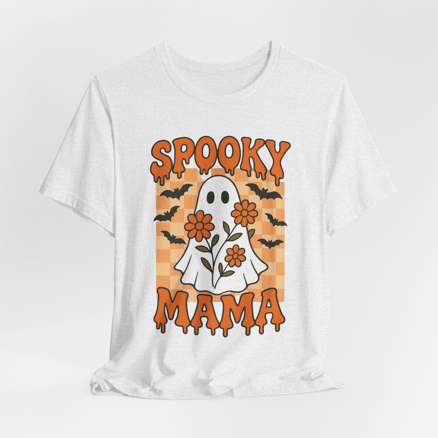 Spooky Mama Groovy Vintage Ghost Halloween Spooky Mom Mother