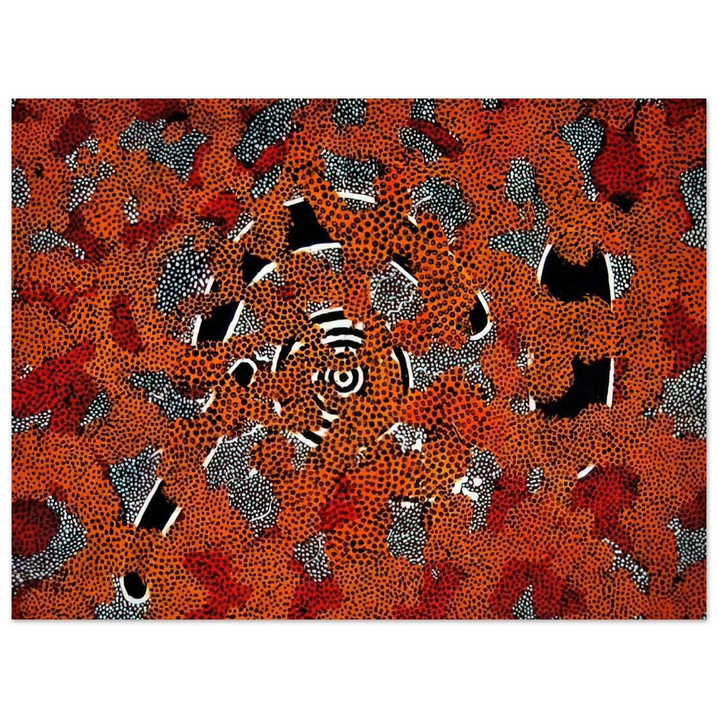 Clifford Possum Tjapaltjarri - Love Sun Dreaming - 1972  75x100 cm / 30x40inches Fine Art Poster