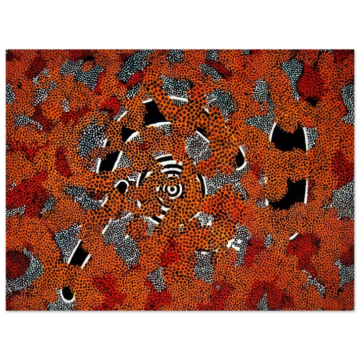 Clifford Possum Tjapaltjarri - Love Sun Dreaming - 1972  75x100 cm / 30x40inches Fine Art Poster