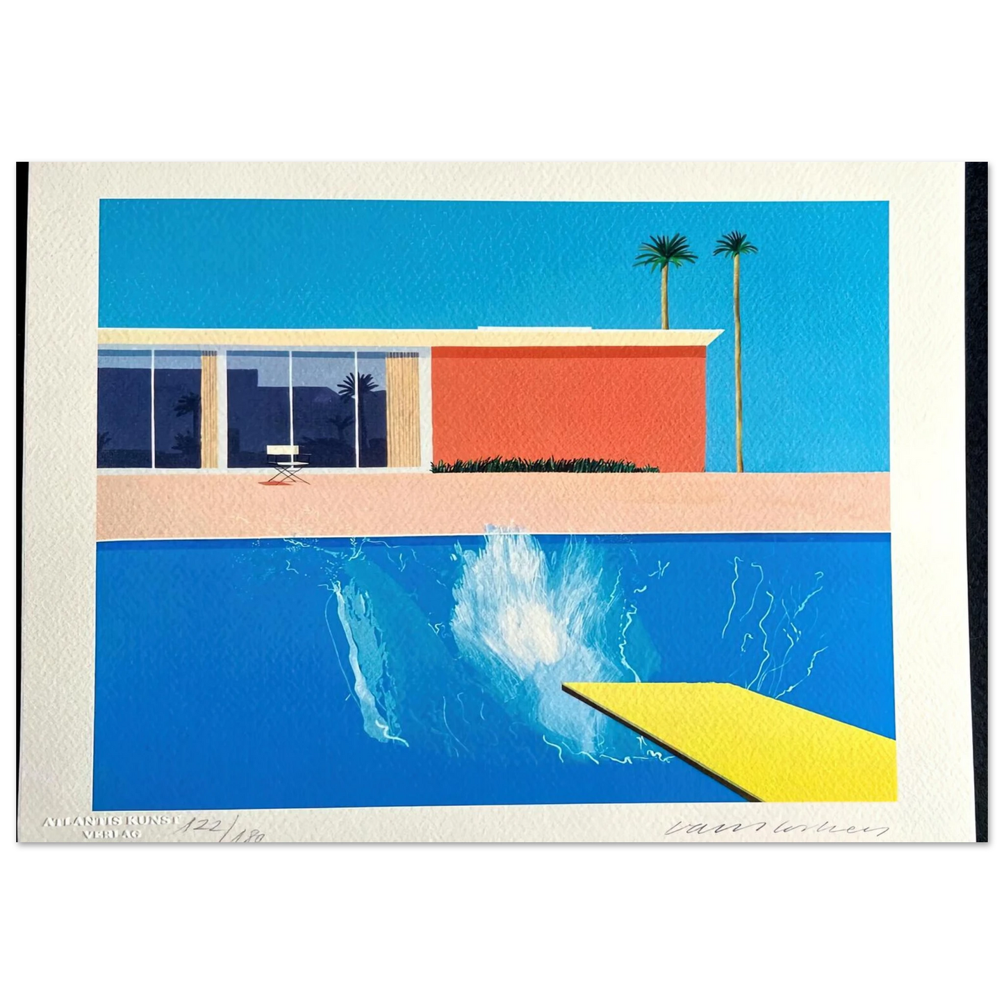 David Hockney - David Hockney Wall art - 13x18 cm / 5x7 inches - Fine Art Poster-canvas - -