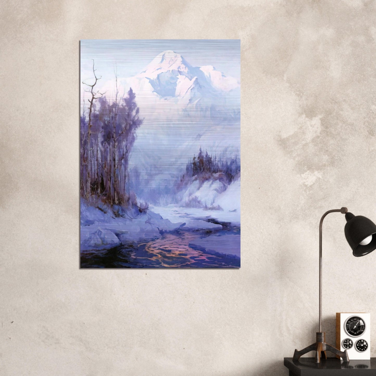The Breakup - Romanticism - Sydney Laurence Brushed Aluminum Print - 70x100 cm / 28x40 inches | Sydney Laurence Aluminum Print | Sydney Laurence Prints