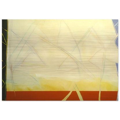 Rights Of Man 6 - 1988 - Ronnie Landfield Brushed Aluminum Print - 70x100 cm / 28x40 inches | Ronnie Landfield Aluminum Print | Ronnie Landfield Prints