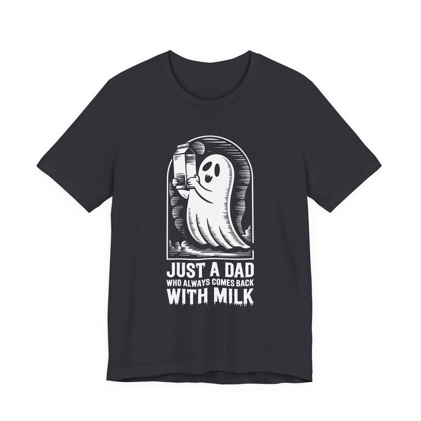 gewoon een papa die altijd melk mee terugnam halloween T-shirt - Unisex Jersey korte mouw T-shirt