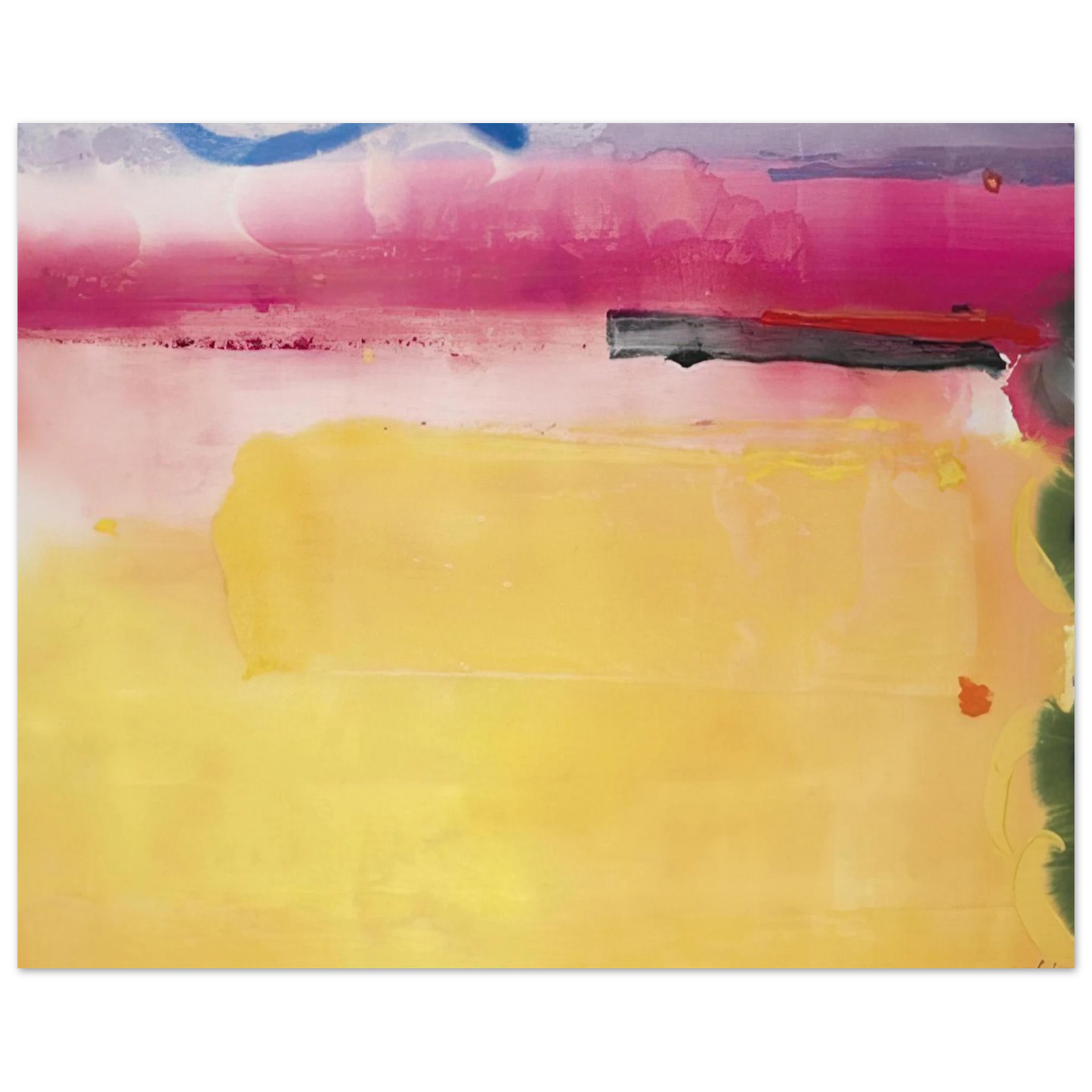 Helen Frankenthaler - Black-Eyed Susan - 1988 Wall art - 70x100 cm / 28x40 inches - Fine Art Poster-canvas - -