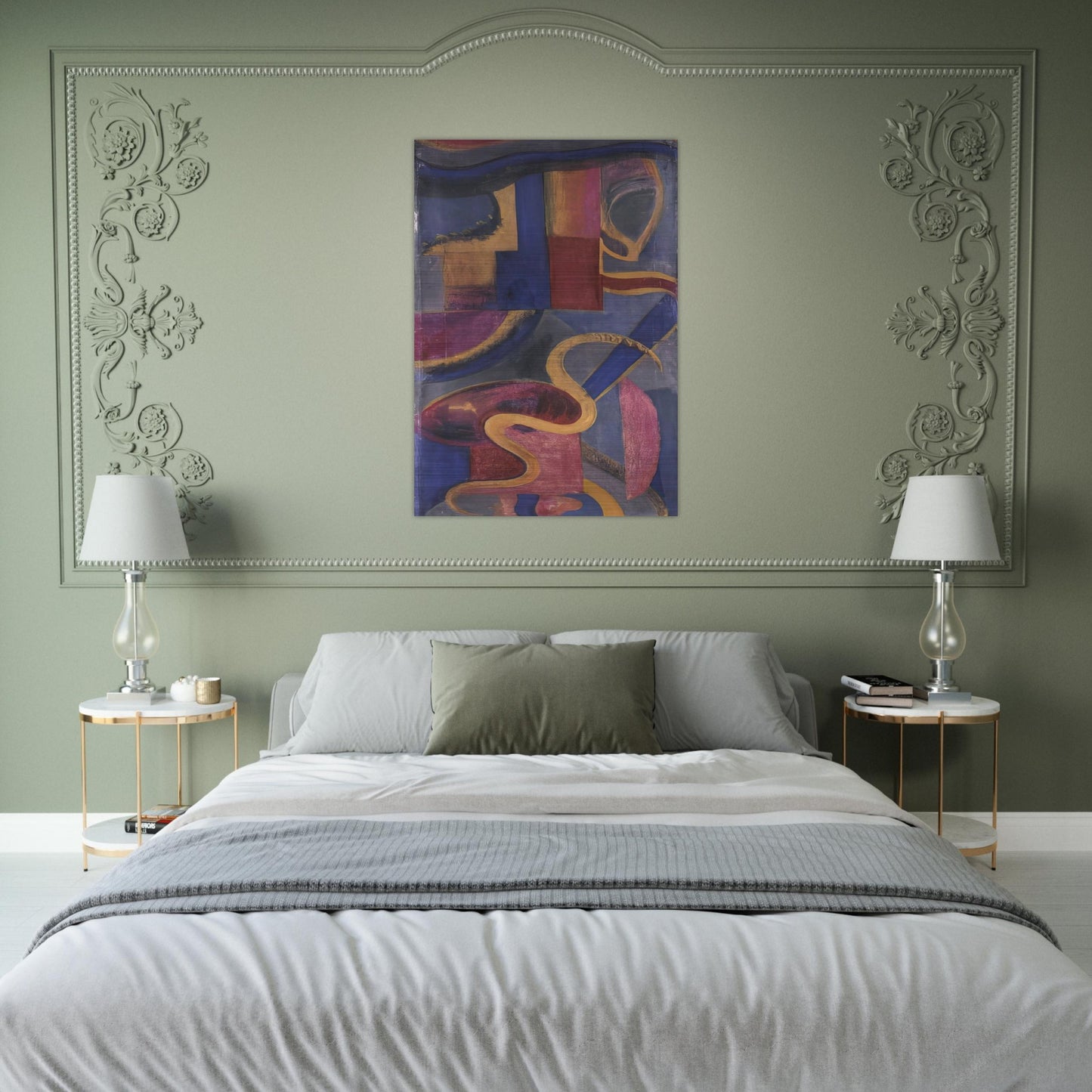 Composizione Dada - Abstract Art - Julius Evola Brushed Aluminum Print - 70x100 cm / 28x40 inches | Julius Evola Aluminum Print | Julius Evola Prints