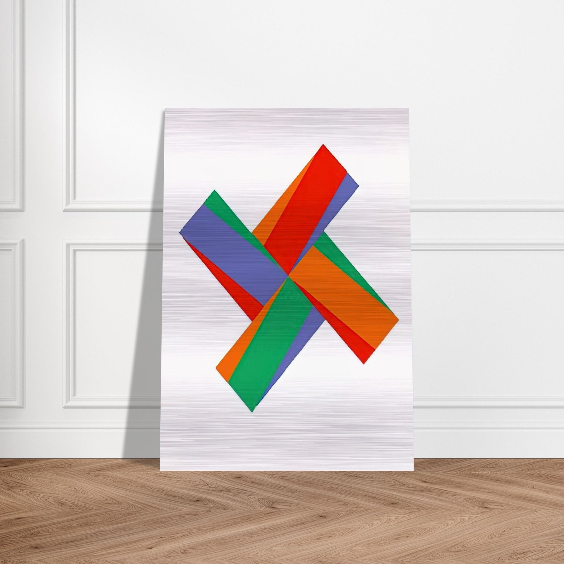 Aus Portfolio Kinderstern - 1989 - Max Bill Brushed Aluminum Print - 70x100 cm / 28x40 inches | Max Bill Aluminum Print | Max Bill Prints